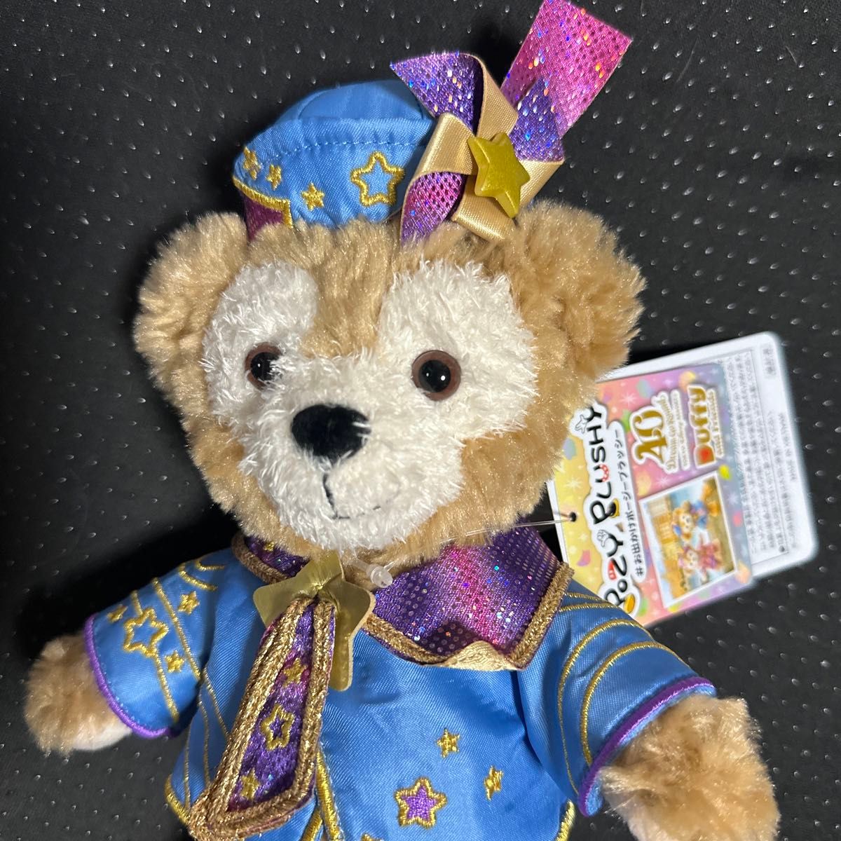 Duffy　ダッフィー　ポージープラッシー　ぬいぐるみ　東京ディズニーリゾート　40周年 限定 レッツ・セレブレイト・ウィズ・カラ