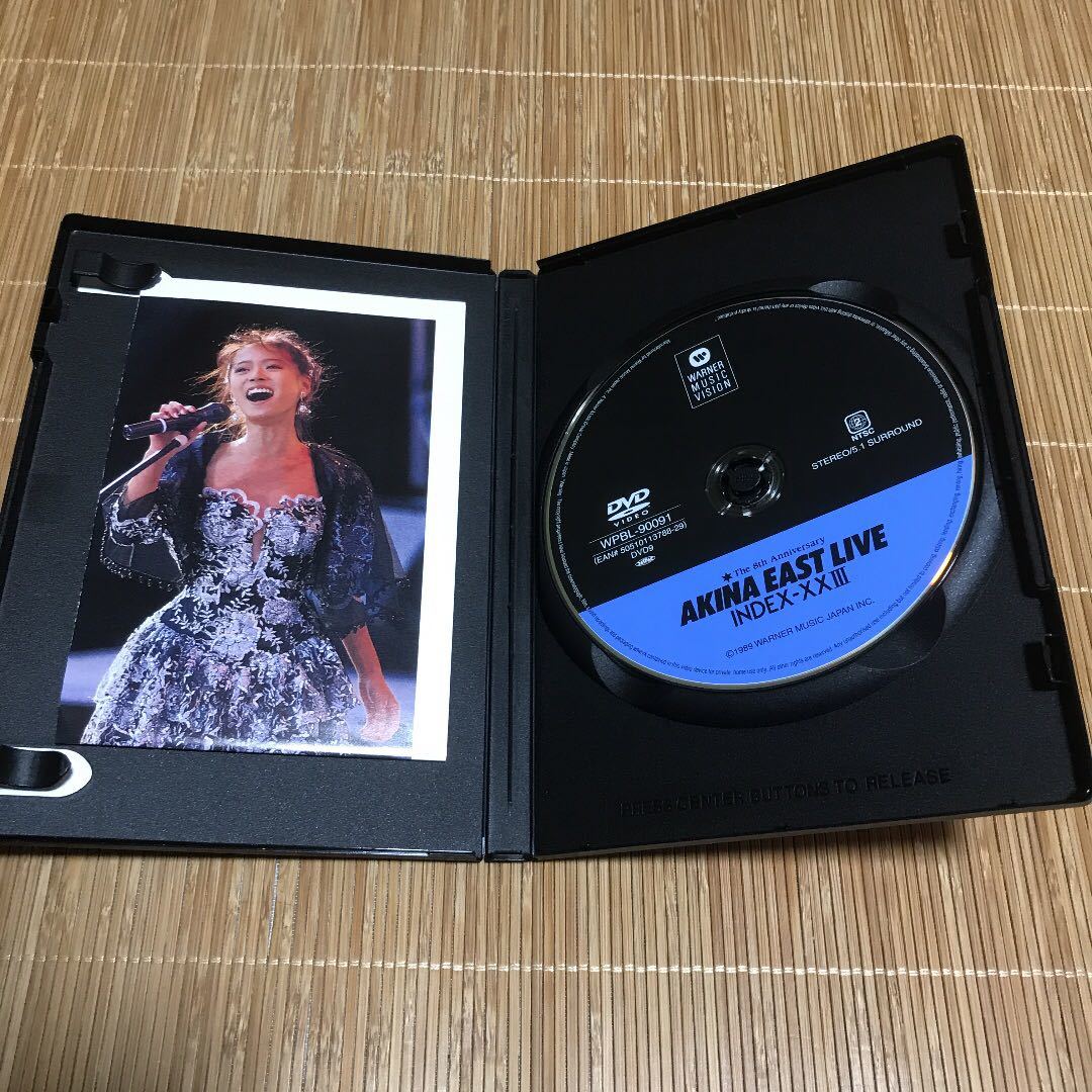 中森明菜「AKINA EAST LIVE 」 DVDの画像3