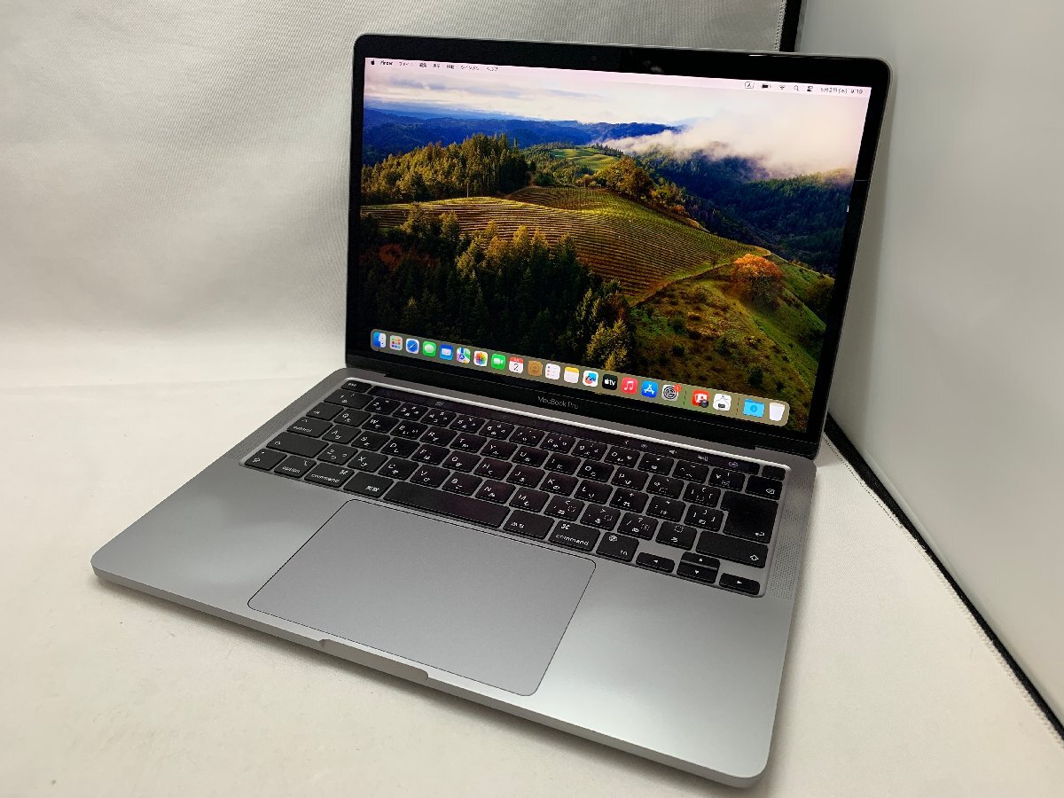 １円スタート！！ Apple MacBook Pro A2338 (13-inch, M1, 2020) スペースグレイ 訳あり品 [Nmc]の画像1