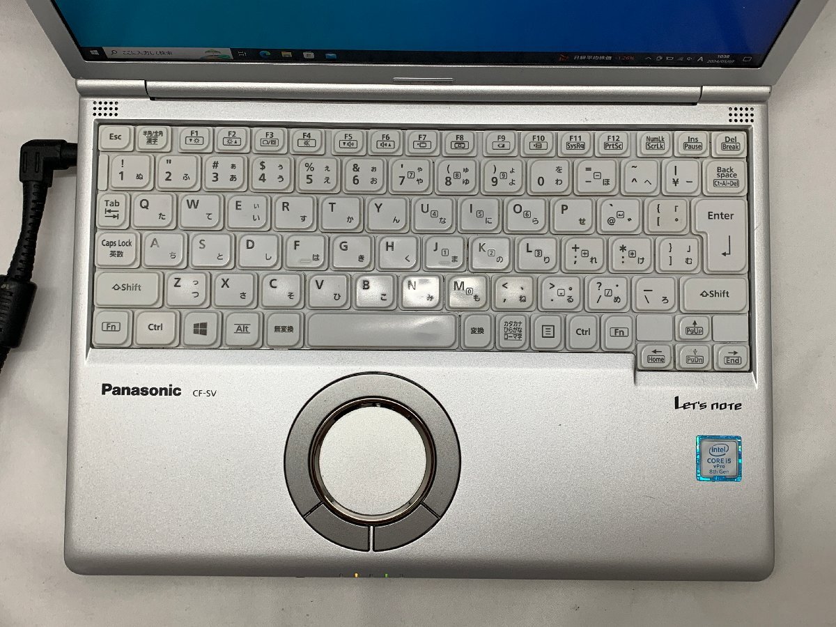 １円スタート！！ Panasonic Let'snote CF-SV7R14VS [Intel Core i5-8350U] [Nwi]_テカリ、文字かすれ、変色、キズ