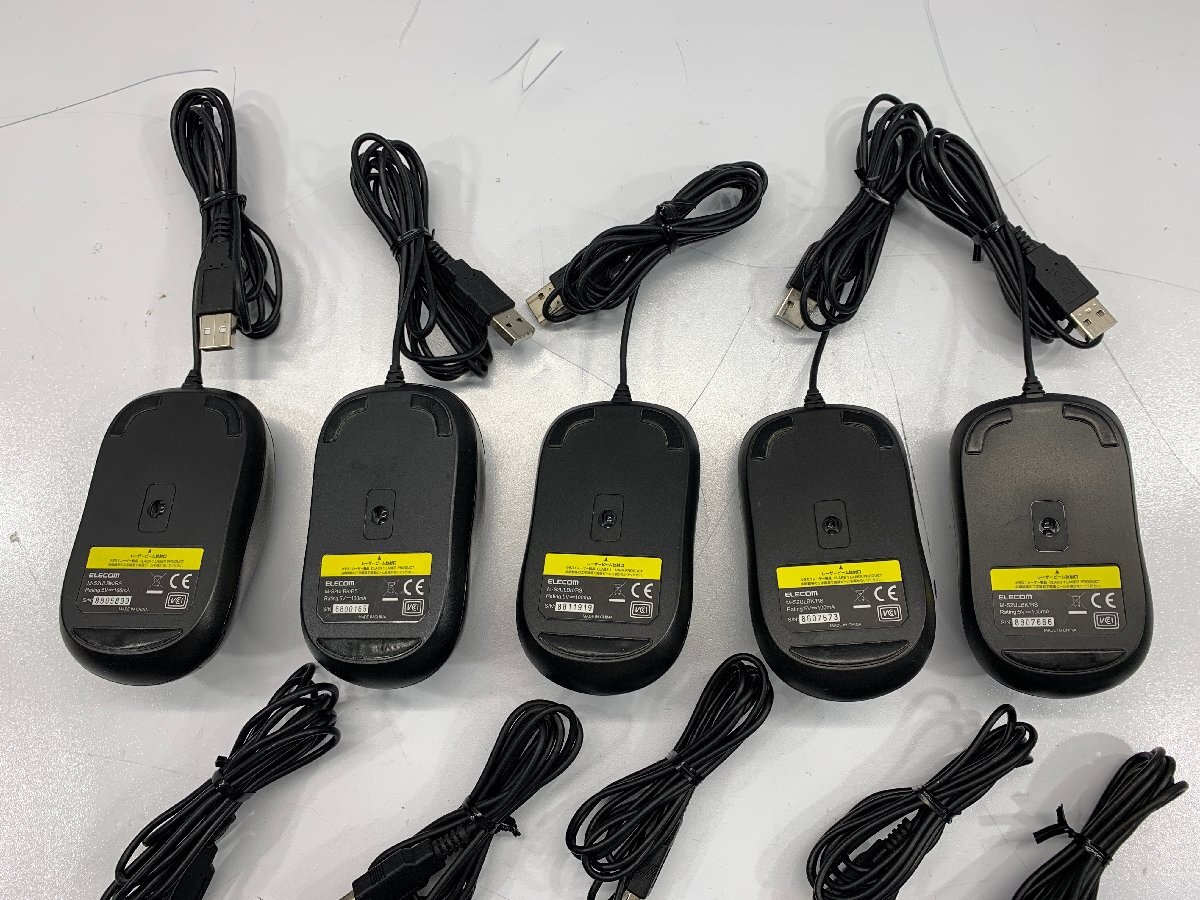 １円スタート！！【未検査品】ELECOM USB mouse 10個セット [Etc]_画像4