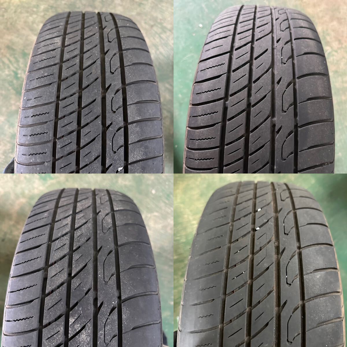 195/65R15 2016年製 ホイール付き夏タイヤ　4本セット　PCD114　ET43 5H_画像8