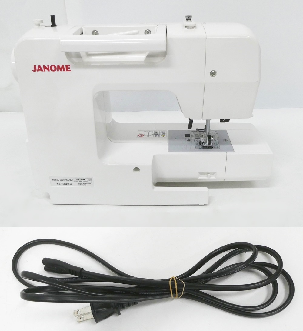 02 65-594554-30 [Y] JANOME ジャノメ MODEL 808 コンピューター ミシン 裁縫 手工芸 手芸工 ハンドクラフト 旭65_画像9