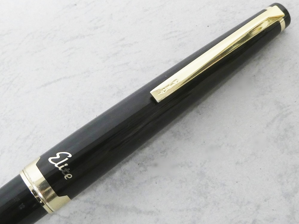 02 68-595105-10 [Y] PILOT パイロット 万年筆 Elite ペン先 18K F 筆記用具 旭68_画像6