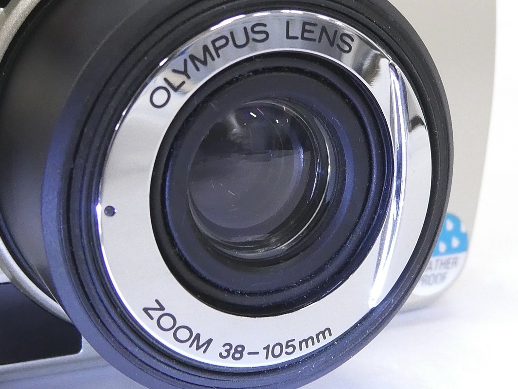 01 07-594439-26 [Y] OLYMPUS μ [mju:] オリンパス ミュー ZOOM 105 LENS 38-105ｍｍ コンパクト フィルムカメラ ケース付き 札07_画像9