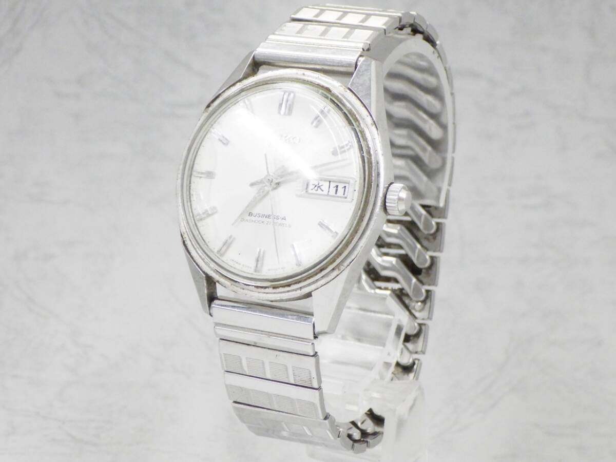 01 15-594152-23 [Y] SEIKO セイコー BUSINESS-A ビジネスエース 8306(46)-8020 自動巻 腕時計 メンズ 札15の画像2