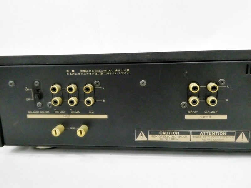 16 45-594584-30 ★ [Y] LUXMAN ラックスマン E-06 フォノアンプ PHONO AMPLIFIER オーディオ機器 鹿45の画像7