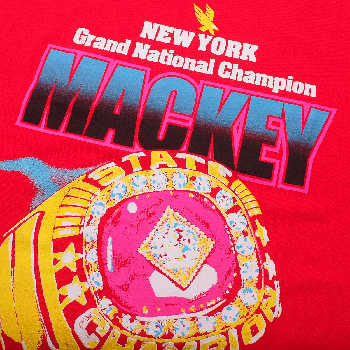 Nine One Seven - Mackey Championship T-Shirt 赤M ナイン ワン セブン - マッキー チャンピオンシップ ティーシャツ 2018SSの画像3