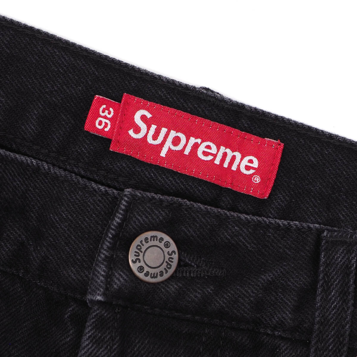Supreme - Stone Washed Black Slim Jeans 黒W36 シュプリーム - ストーン ウォッシュド ブラック スリム ジーンズ 2023SS_画像3