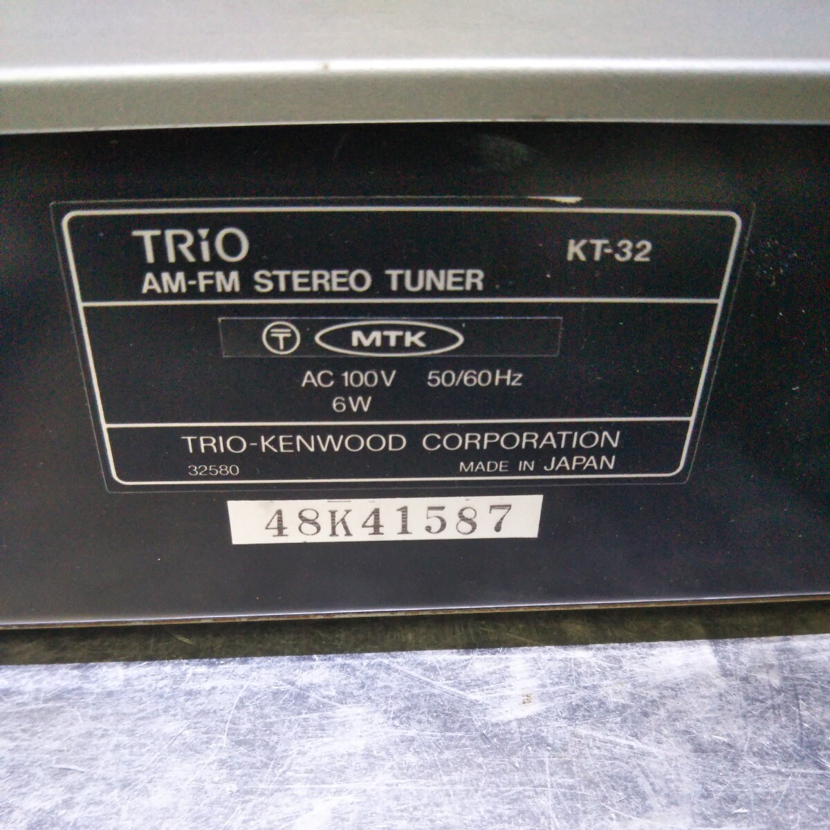 送料無料(BM1139)TRIO　トリオ　チューナー　KT-32