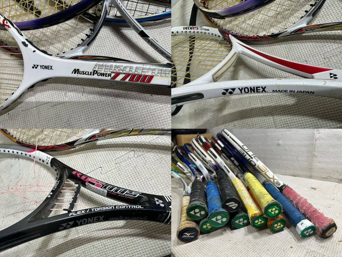  продажа комплектом теннис ракетка YONEX MIZUNO Ultimum TI titanium mesh прочее продажа комплектом 11 шт. комплект * текущее состояние товар 