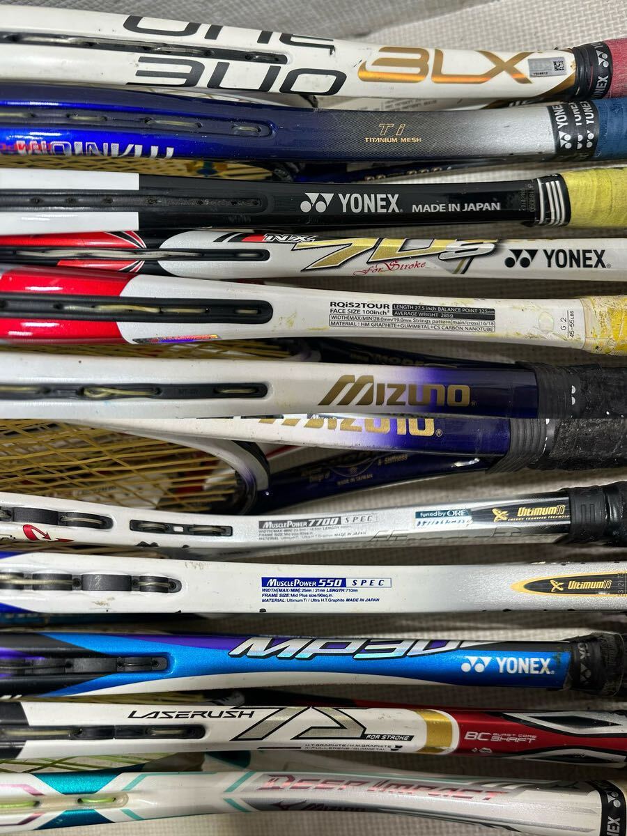  продажа комплектом теннис ракетка YONEX MIZUNO Ultimum TI titanium mesh прочее продажа комплектом 11 шт. комплект * текущее состояние товар 