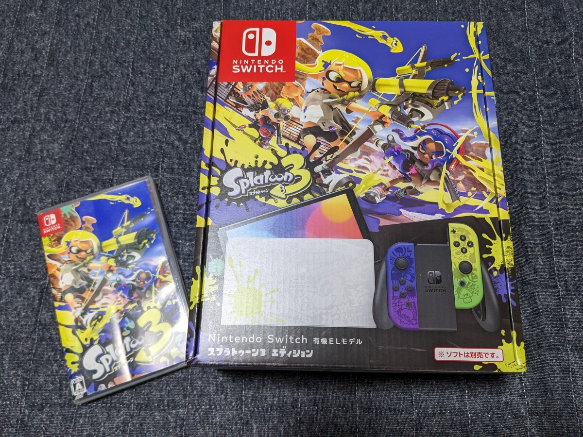 Nintendo Switch OEL Model Splatoon 3 Edition Multicolor任天堂 スイッチ 有機ELモデル スプラトゥーン 3 エディション マルチカラー