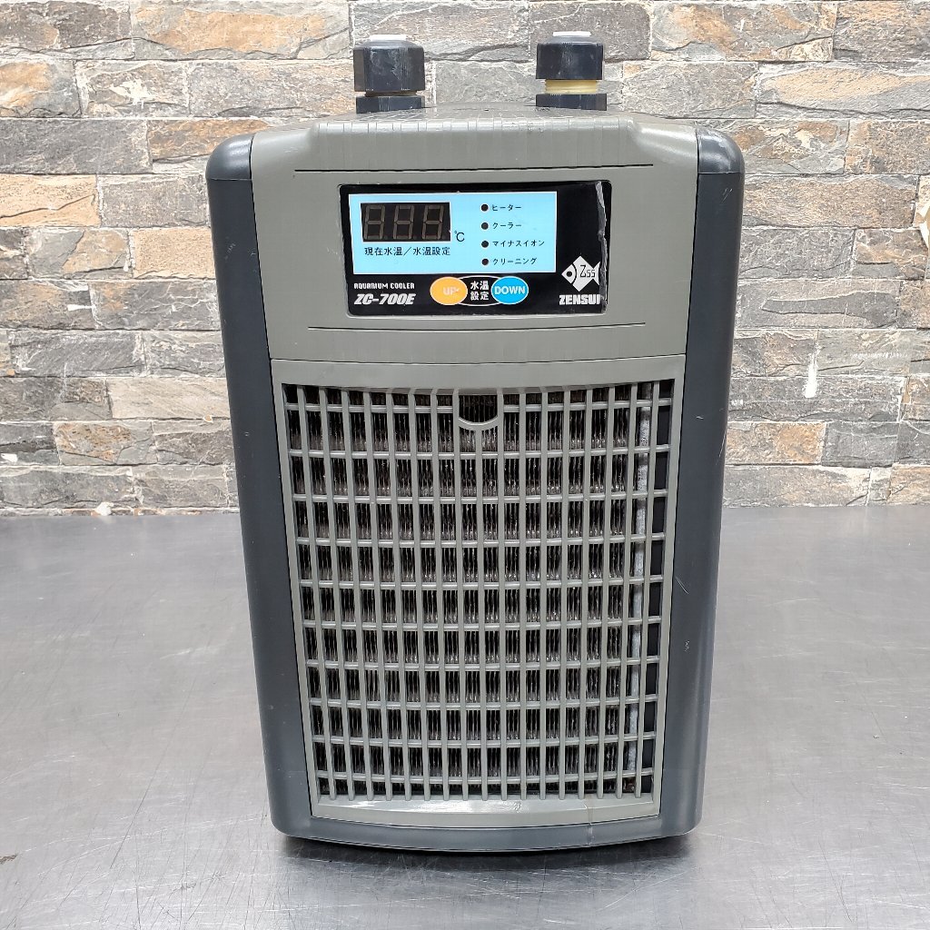 !!k117 ZENSUIzen acid aquarium for cooler,air conditioner ZC-700E 100V aquarium raw .... water temperature sea water electrification verification present condition!!