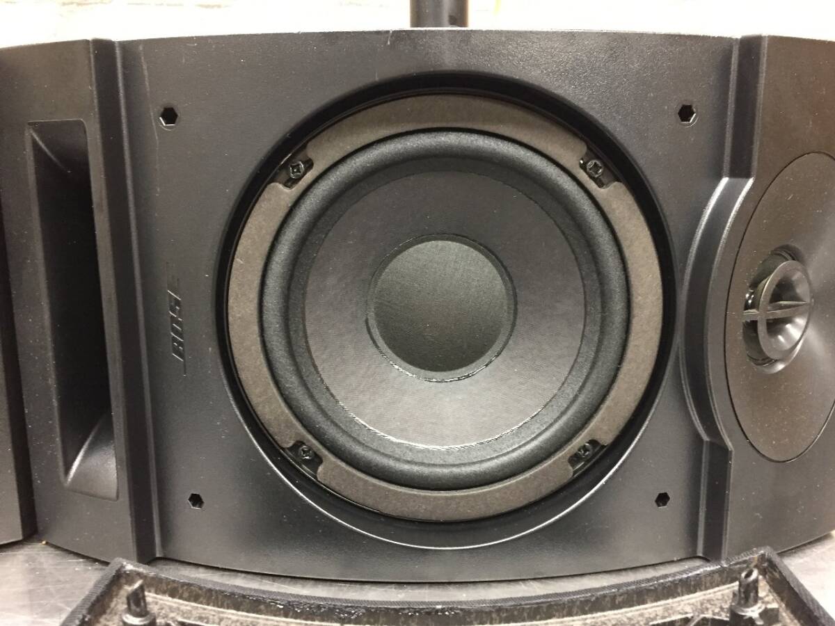 ♪♪X064/5 BOSE SPEAKER 201 V ペアスピーカー 2台 天吊 ブラック 左右 音響♪♪_画像8