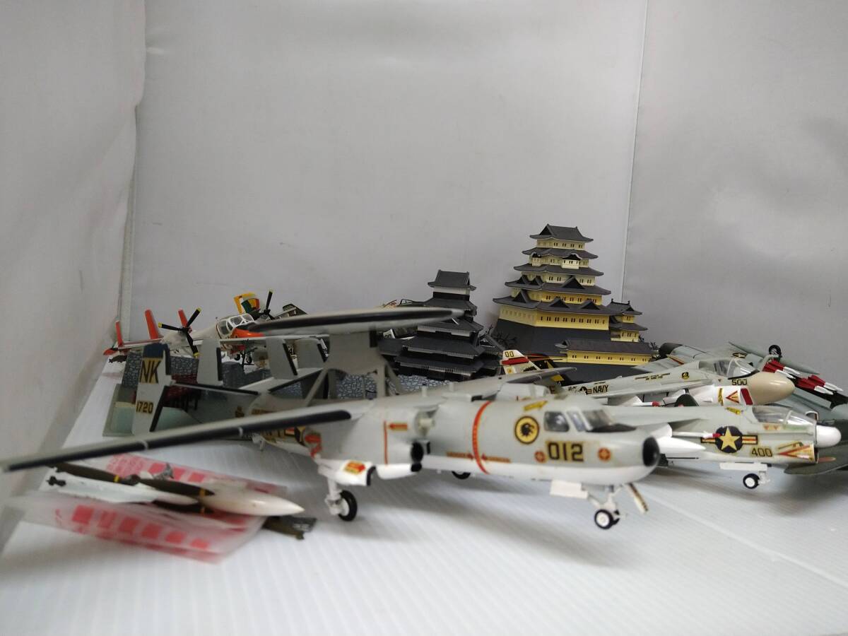 ♪♪4d143-1 プラモデル 模型 お城 戦闘機 飛行機 プロペラ機 軍用機 江戸城 松本城 ♪♪_画像4