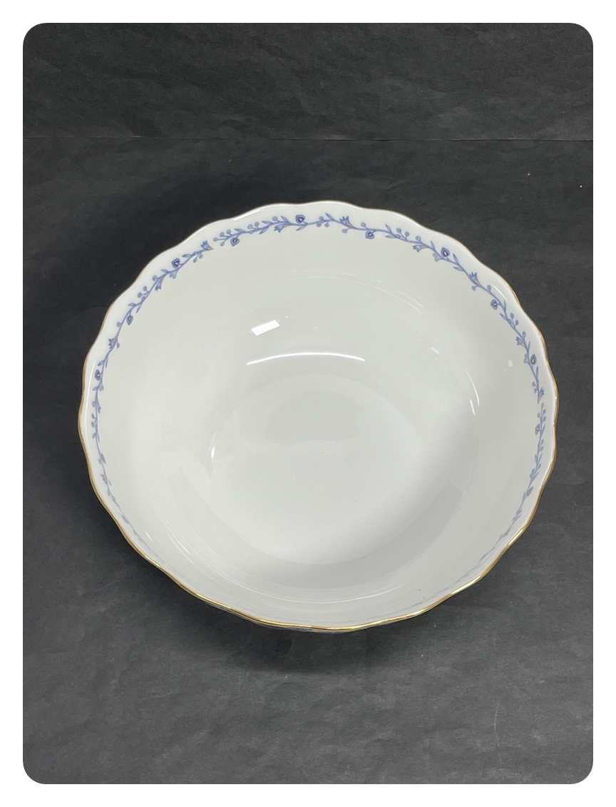 ● コレクター必見 未使用 Noritake ノリタケ BLUE SORBENTINO ボウル ボーンチャイナ 洋食器 お皿 食器 元箱 ma773_画像4