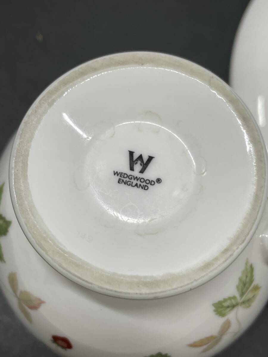 ★コレクター必見 ビンテージ WEDGWOOD WILDSTRAWBERRY ウェッジウッド カップ＆ソーサー 洋食器 茶器 コレクション M131_画像4