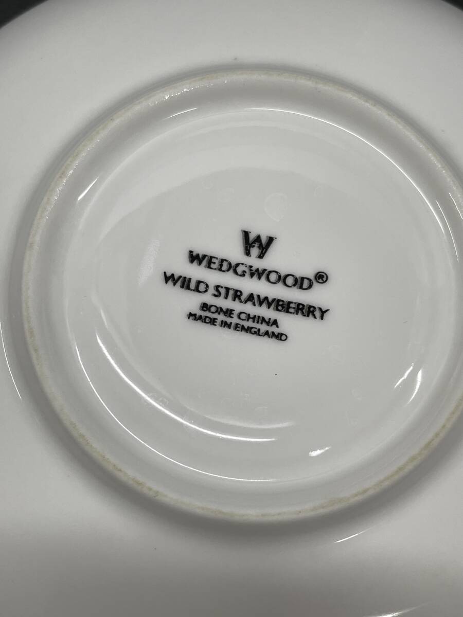 ★コレクター必見 ビンテージ WEDGWOOD WILDSTRAWBERRY ウェッジウッド カップ＆ソーサー 洋食器 茶器 コレクション M131_画像5