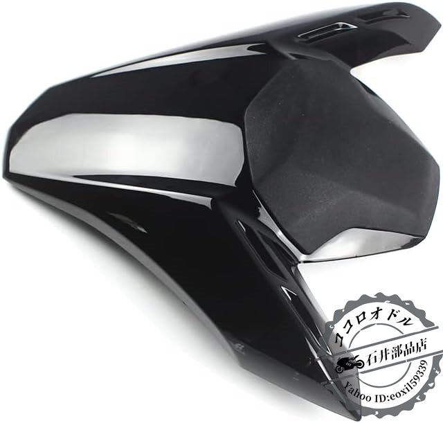 リアピリオン助手席カウルシートバックカバーバイクパーツ適用車種K-awasaki Z900 ABS樹脂 テールセクションカバー (黒)_画像6