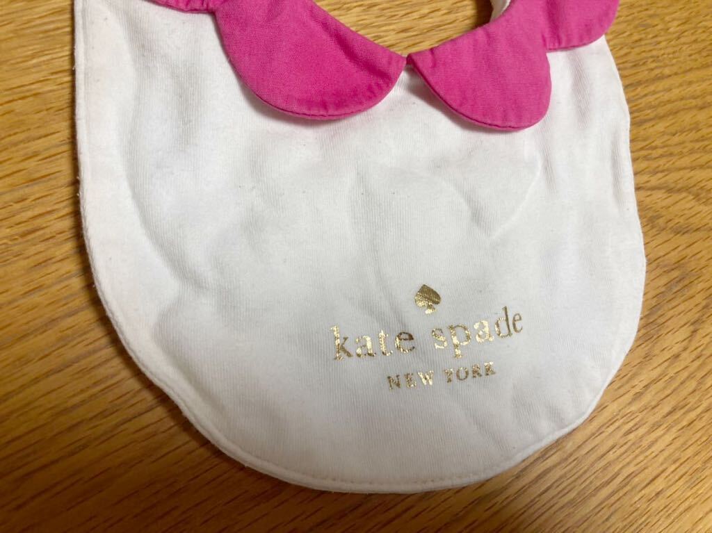 【送料無料】ケイトスペード ★ kate spade スタイ よだれかけ つけ襟 ピンク