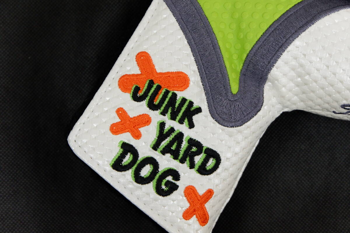 2011年 SCOTTY CAMERON - CUSTOM SHOP - JUNK YARD DOG LIME - Headcover スコッティ キャメロン カスタムショップ パターカバー 超美品の画像5