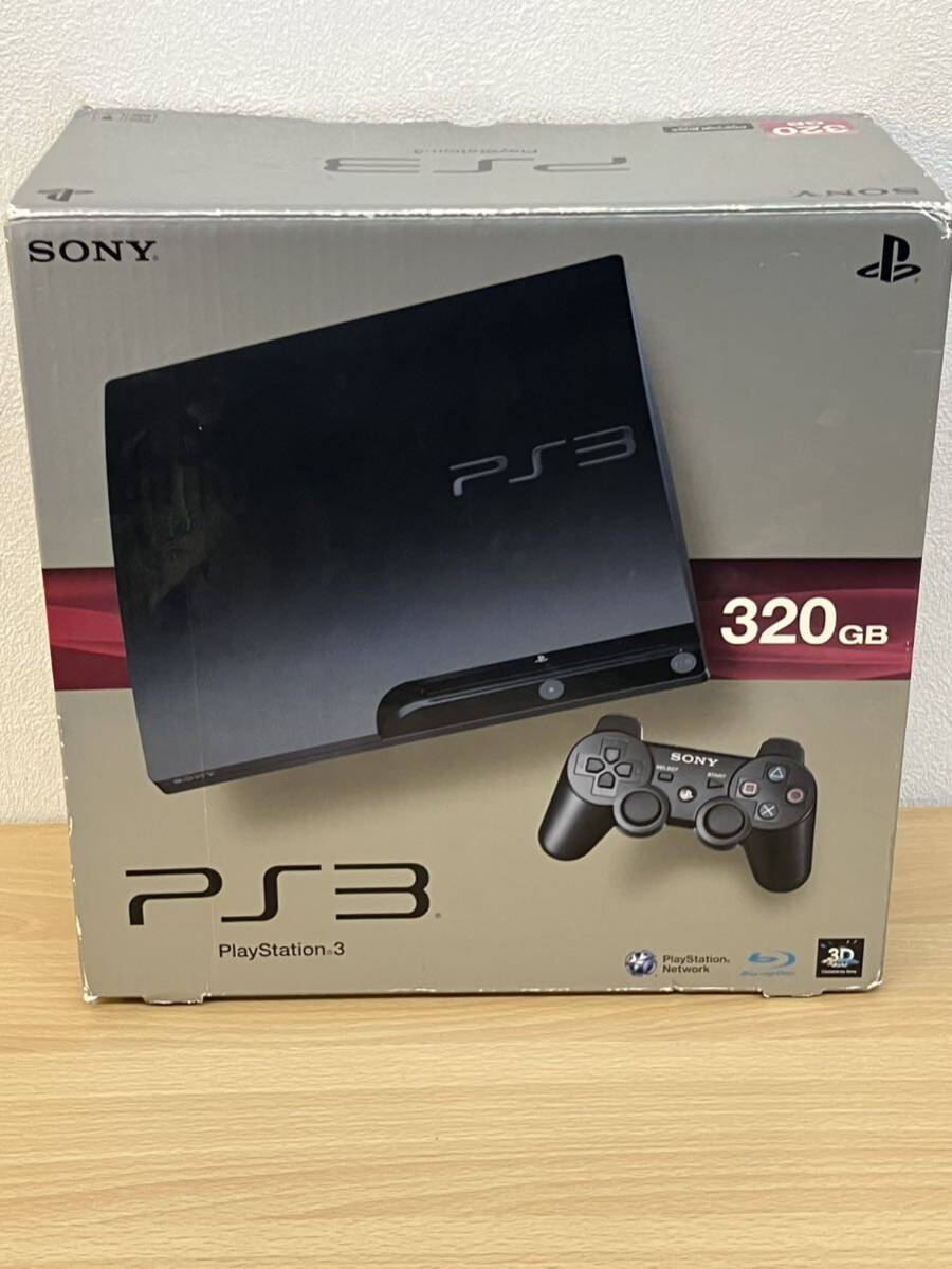 【動作未確認】SONY ソニー PlayStation3 CECH-3000B チャコールブラック 320GB ジャンク_画像1