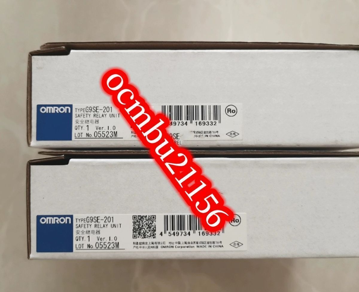 ★新品　OMRON 　オムロン 　G9SE-201 DC24V セーフティリレーユニット【6ヶ月保証付き】_画像1