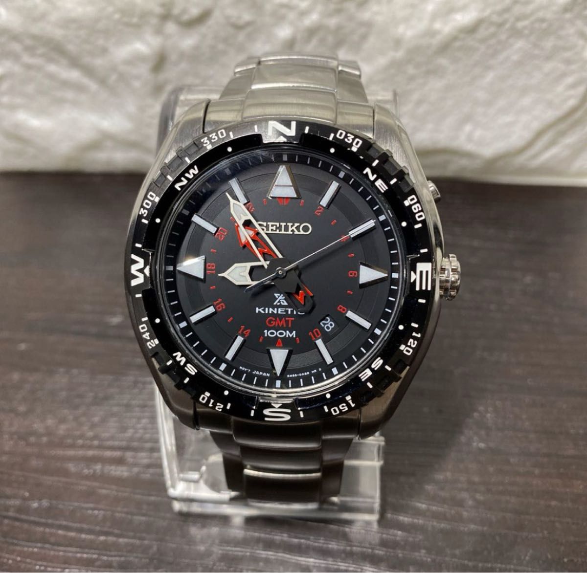 【稼働品】SEIKO  プロスペックス キネティックGMT 4針SUN049P1