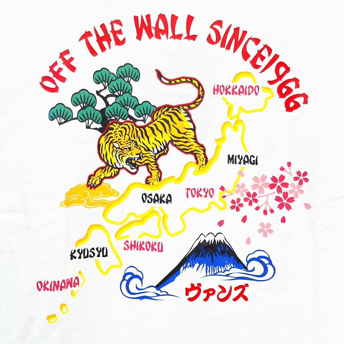 ★新品★ VANS ヴァンズ OFF THE WALL オフ ザ ウォール 半袖 Mサイズ Tシャツ 白 ホワイト CD19SS-MT23 半袖Tシャツ メンズ WK_画像5