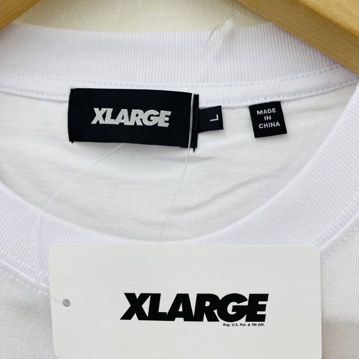 ★新品★ X-LARGE エクストララージ ソニック SONIC Tシャツ 半袖Tシャツ Lサイズ 白 ホワイト メンズ コットン ゲーム コラボ AM_画像3