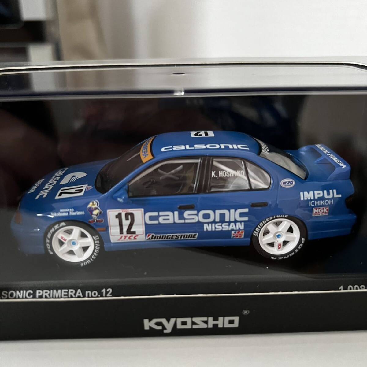 未使用 KYOSYO No.03312C CALSONIC PRIMERA no.12 1994 ~Marinos~ ミニカー 1/43スケールの画像5