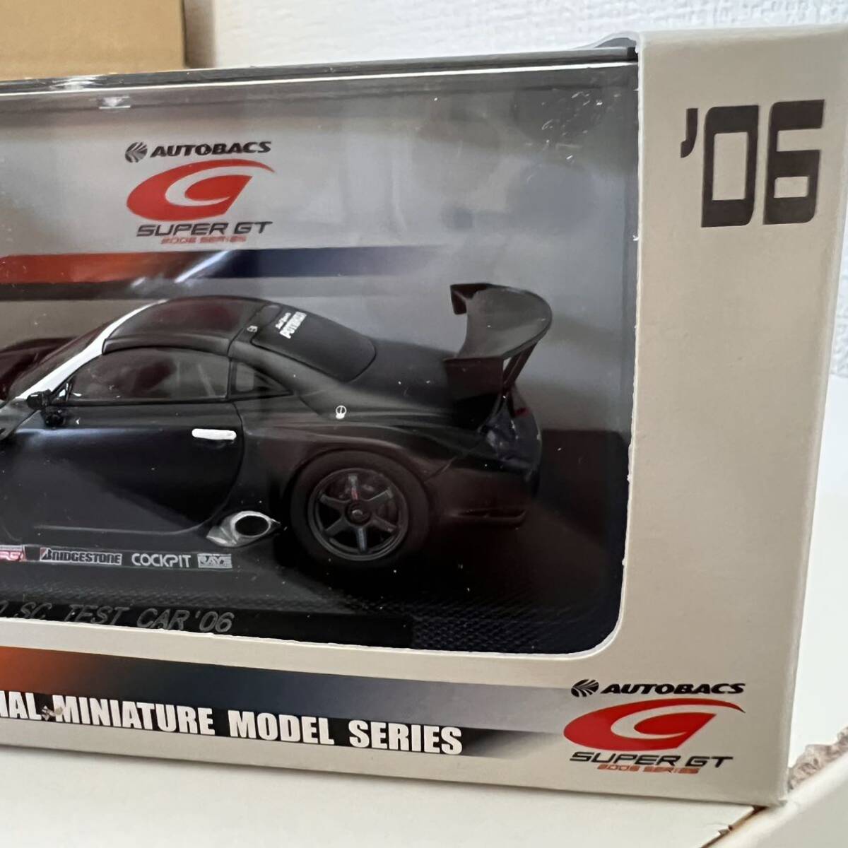 未使用 EBBRO SUPER GT 500 CERUMO SC TEST CAR’06 BLACK 803ミニカー 1/43スケール_画像6