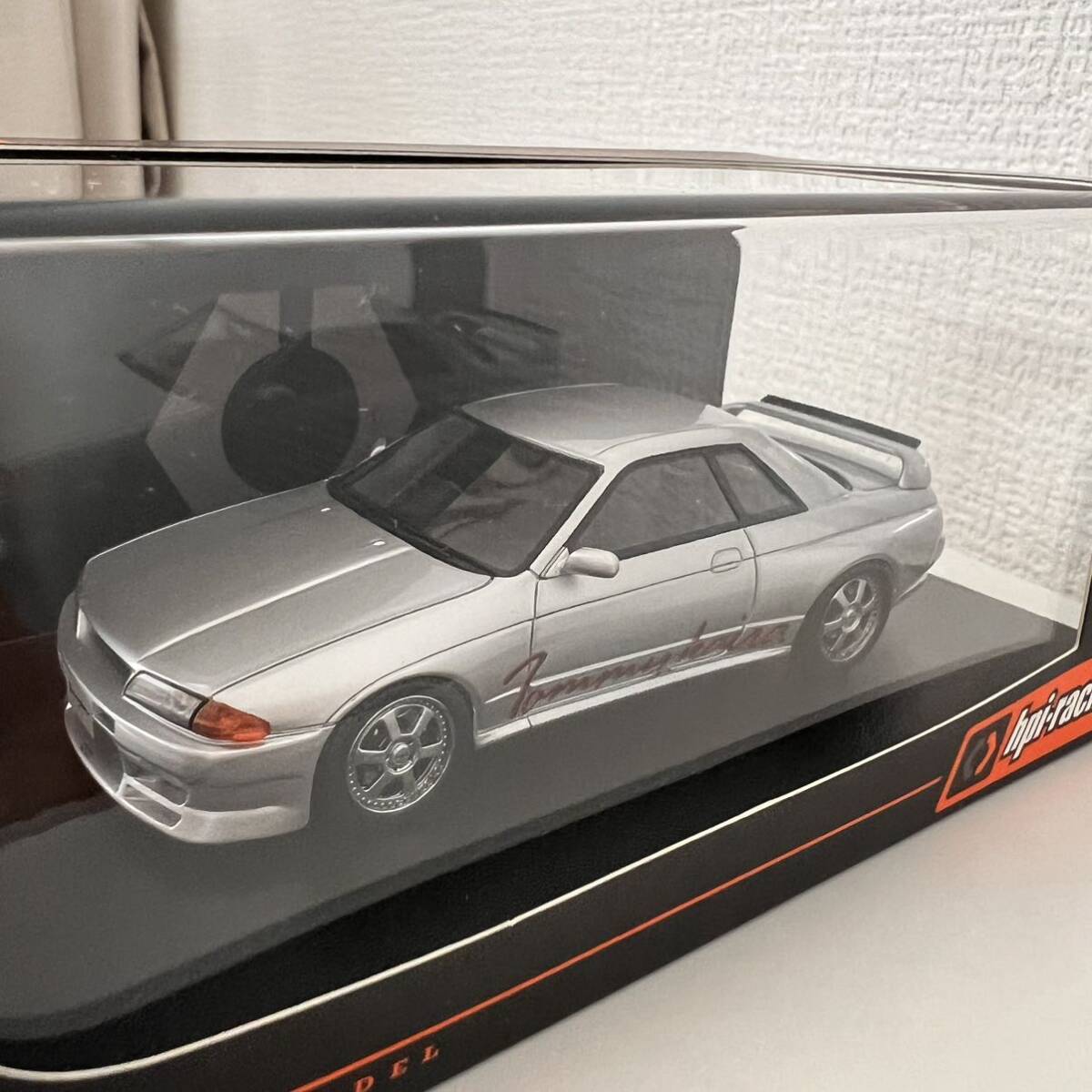  unused HPI NISSAN Tommykaira R(R32) Silver 8854 minicar 1/43 scale 