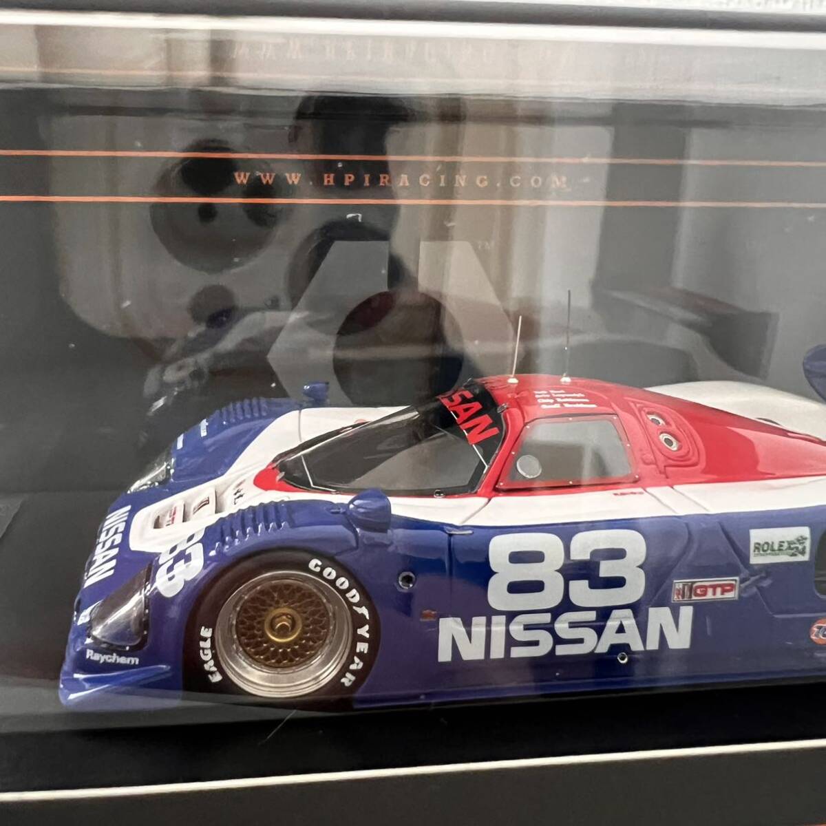  не использовался HPI NISSAN Nissan R90CK (#83) 1992 Daytona 8913 миникар 1/43 шкала 
