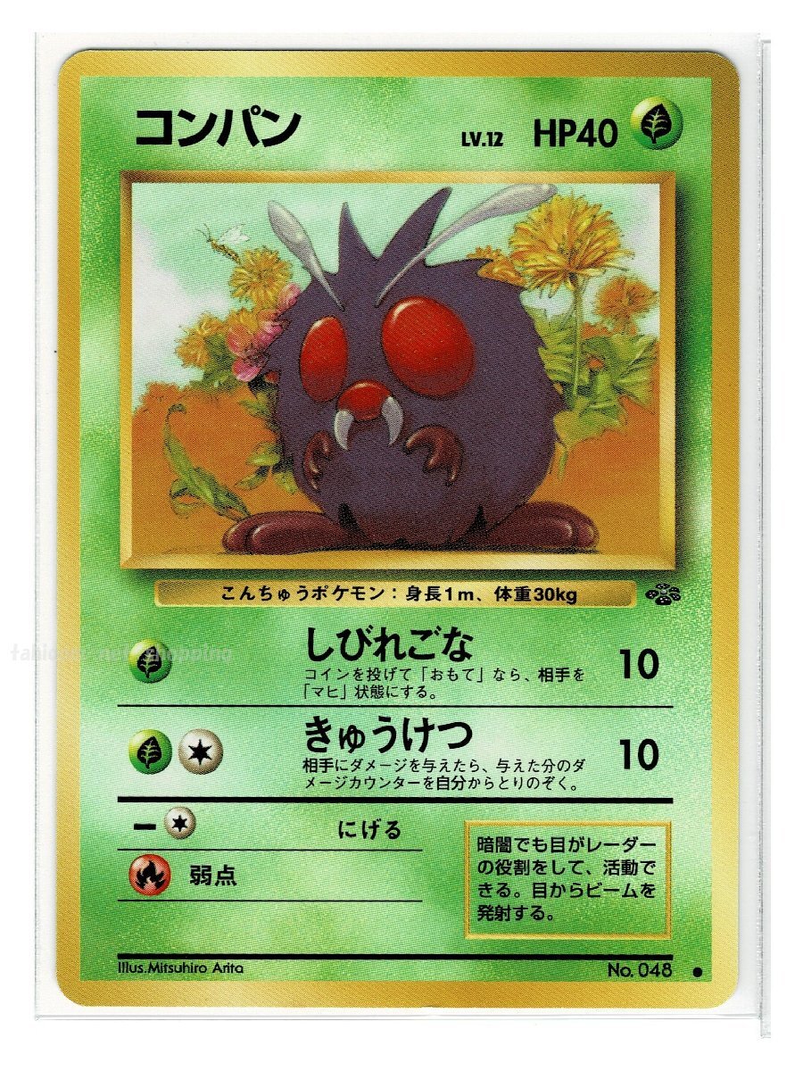 2草●48コンパン■ポケモンジャングル■未使用 ポケモンカード　旧裏面　旧裏_画像1