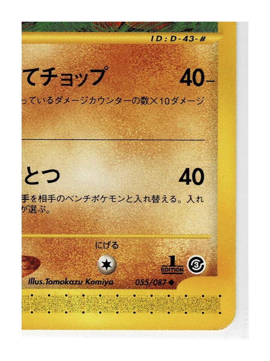 ｅ3闘◆055/087オコリザル■海からの風■未使用 ポケモンカード　1edition　1st Edition　1ED_画像6