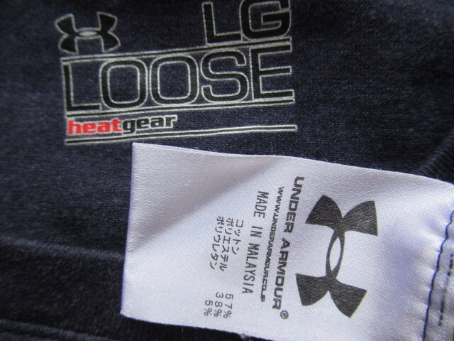 美品★アンダーアーマー★UNDER ARMOUR★半袖Tシャツ★LG★HEAT GEAR★2枚まとめて★おまけありの画像8