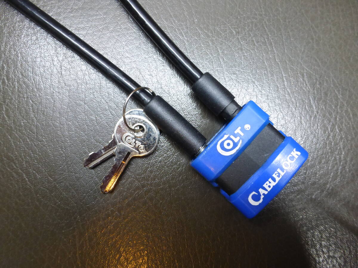 Colt 純正品 Cable Lock For Python, Revolvers, 1911, and AR15, M4, M16, 実銃用 ケーブルロック キー 2本付属 実物 未使用品 送料無料 _画像2