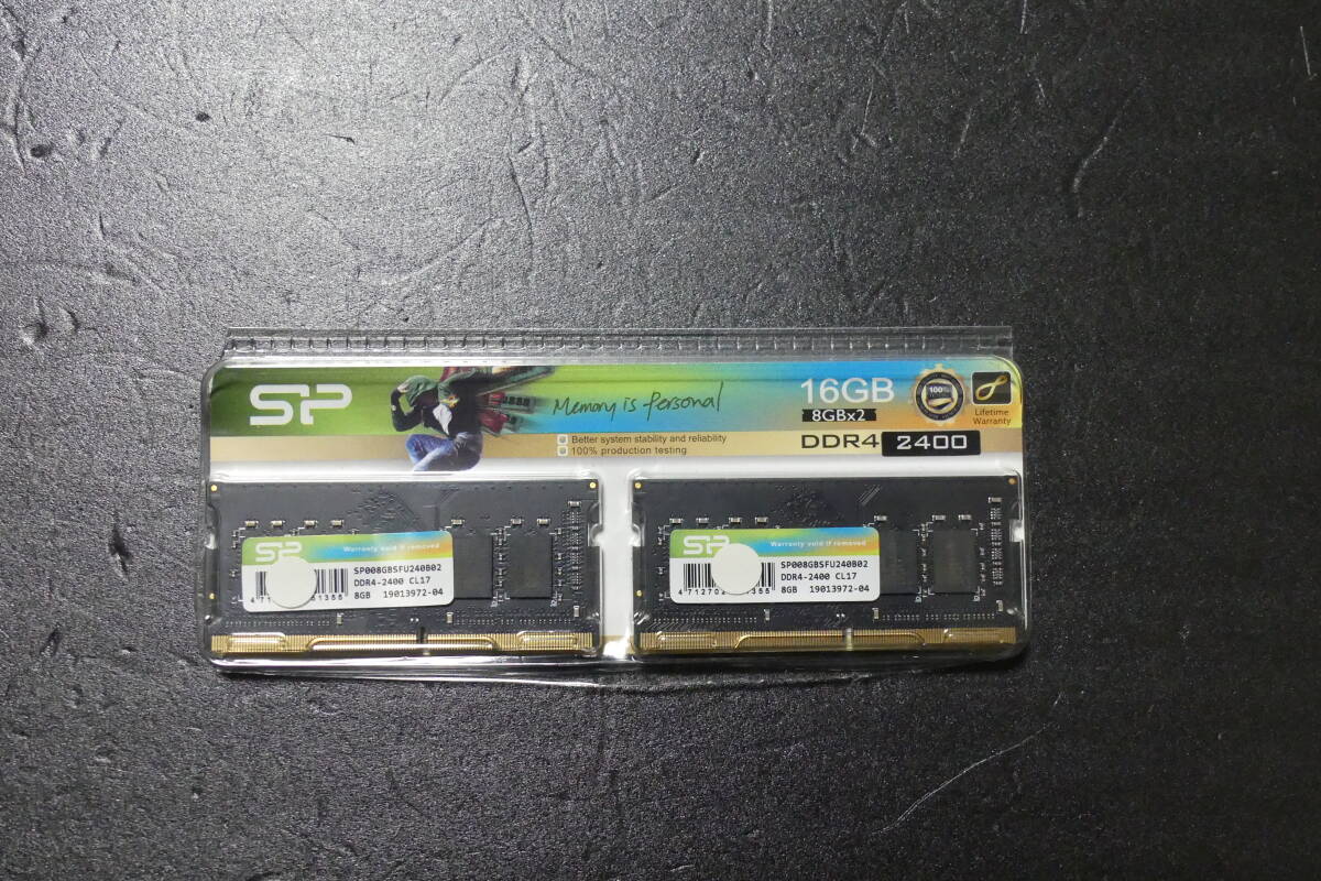 シリコンパワー DDR4 2400 PC4-19200 8GB x 2枚_画像3