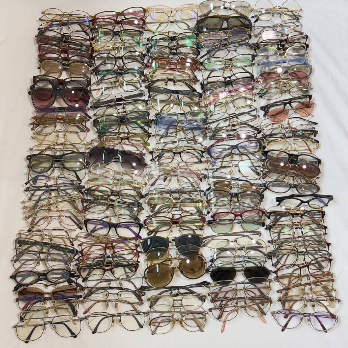 ジャンク メガネ 眼鏡フレーム・サングラス 200点以上まとめ売り②まとめて 大量 セット セリーヌ イヴサンローラン等の画像1