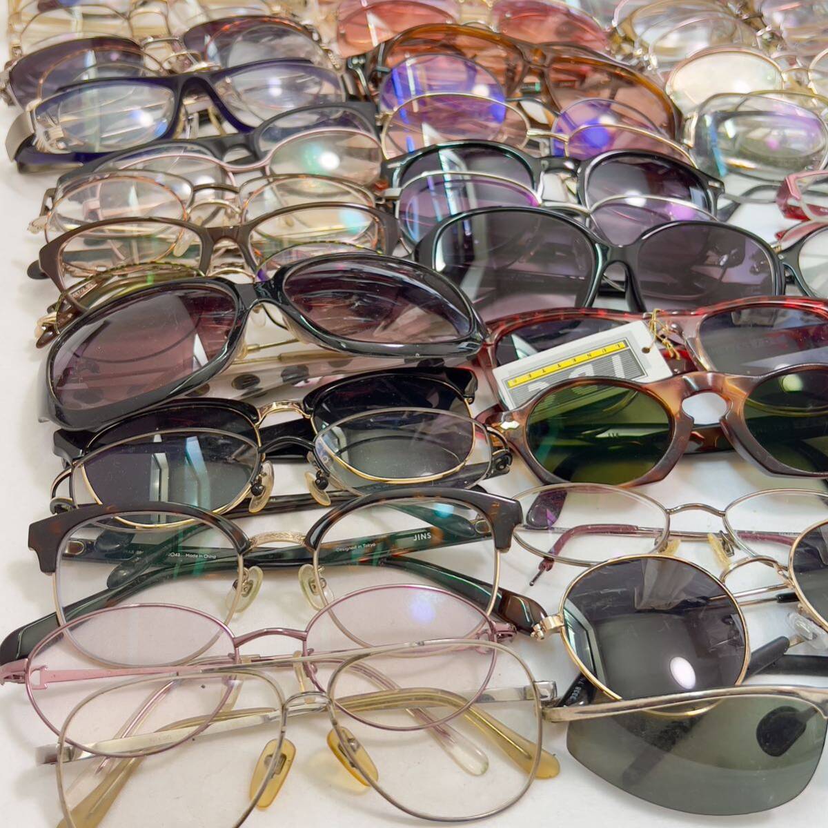 ジャンク メガネ 眼鏡フレーム・サングラス 300点以上まとめ売り④まとめて 大量 セット バレンシアガ ディオール ボシュロム等の画像2