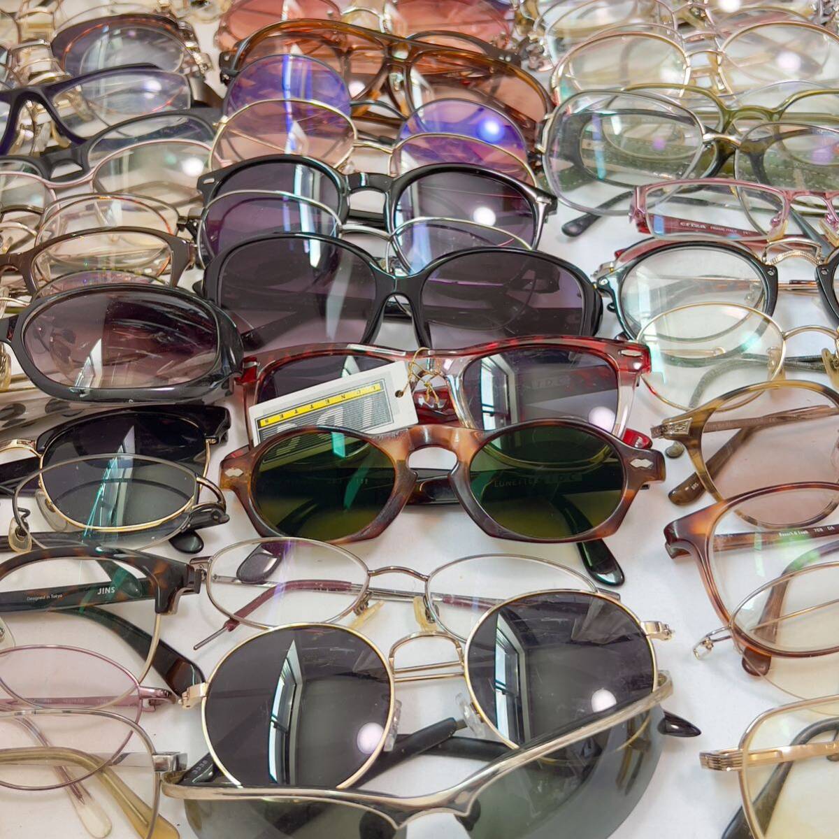 ジャンク メガネ 眼鏡フレーム・サングラス 300点以上まとめ売り④まとめて 大量 セット バレンシアガ ディオール ボシュロム等の画像3