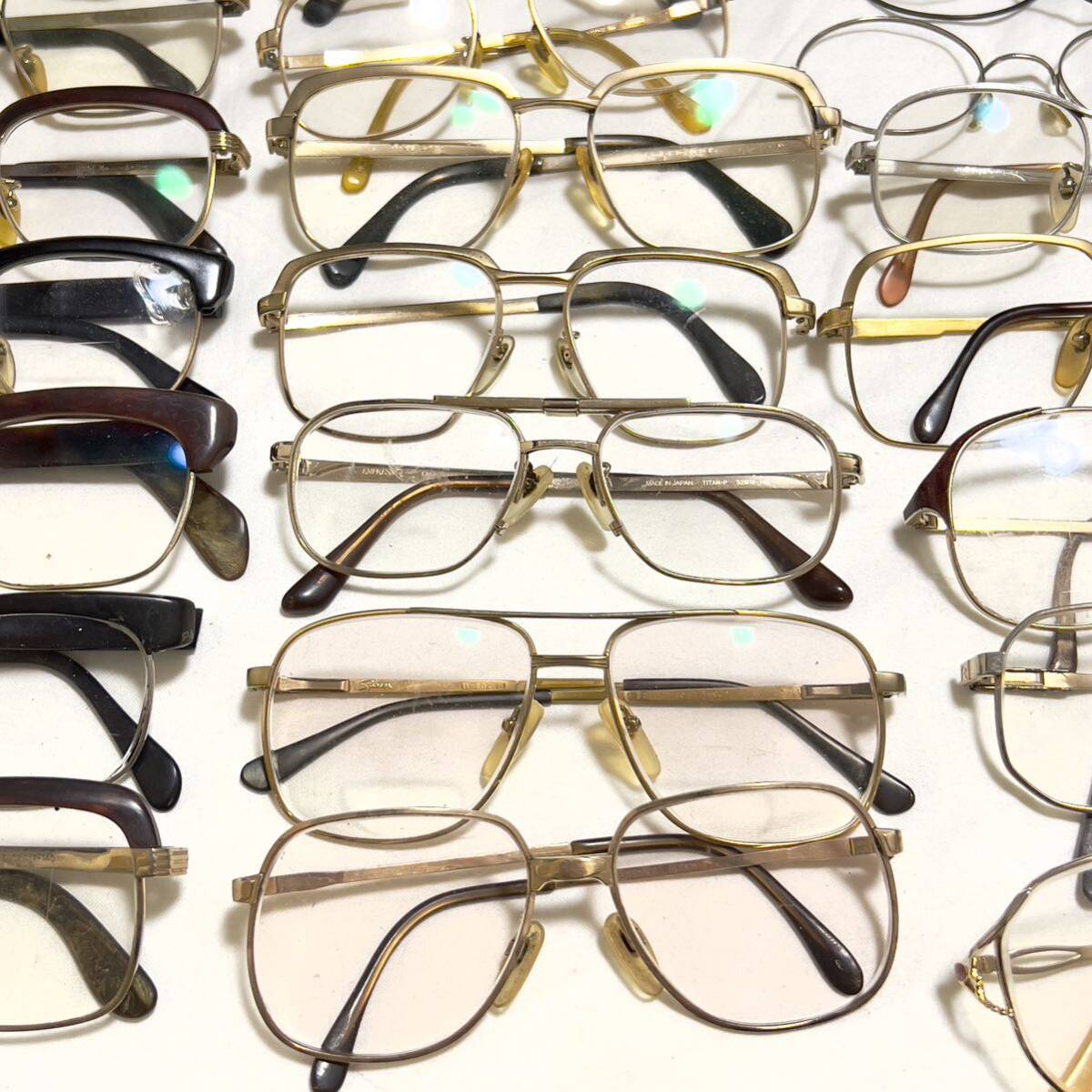 ヴィンテージ メガネ 眼鏡フレーム60点まとめ売り まとめて 大量 ローデンストック マルヴィッツ シャルマン等 サーモント 鼈甲 べっ甲の画像4