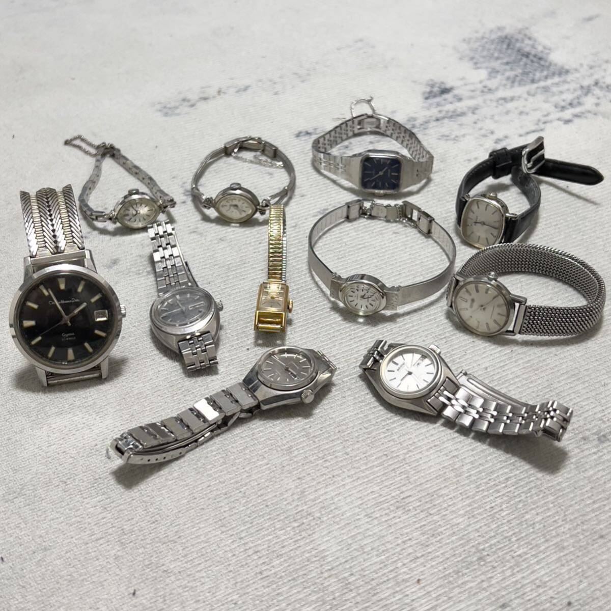 ジャンク 機械式 ヴィンテージ腕時計 まとめ売り 手巻き 自動巻き セイコー SEIKO シチズン CITIZEN TISSOT ティソ ブランド vintageの画像1