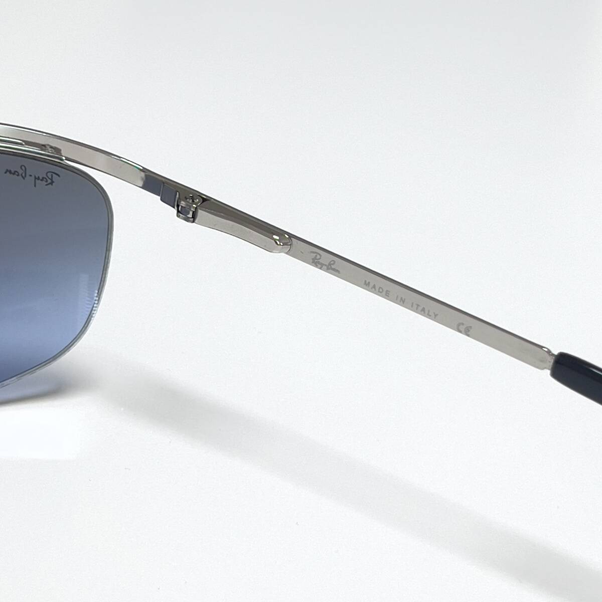 ◆Ray-Ban レイバン サングラス RB3154 003/17 62□19 オリンピアン OLYMPIAN ブルーレンズ シルバー sunglasses_画像6