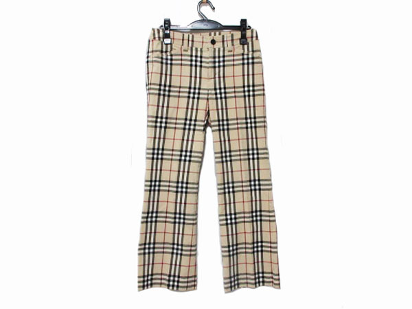  Burberry London check stretch pants 40 M size postage 230 anonymity delivery 