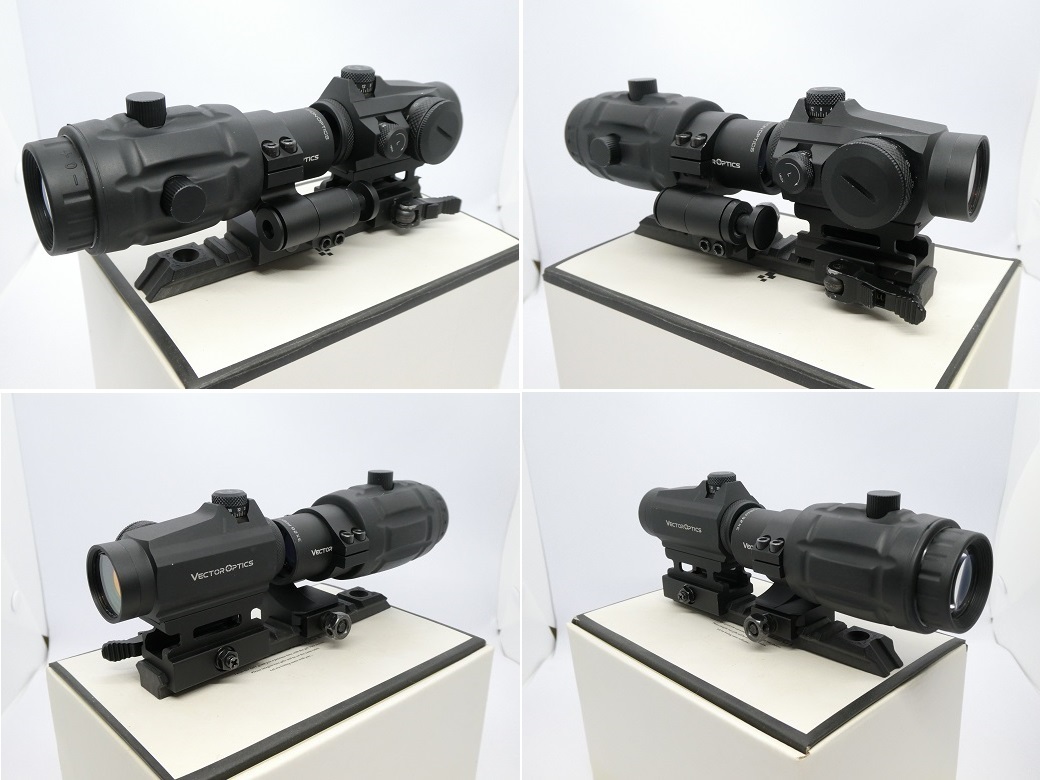 VECTOR OPTICS dot site Maverick 1×22 Gen II & MODEL SCOT-07 3X MAGNIFIER set 