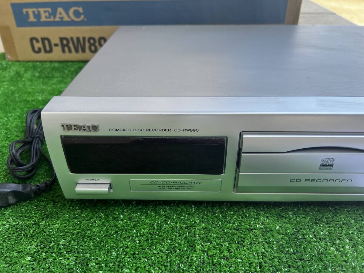 TEAC Teac CD recorder CD-RW890 2013 year made / compact disk recorder body * remote control * owner manual * original box equipped 