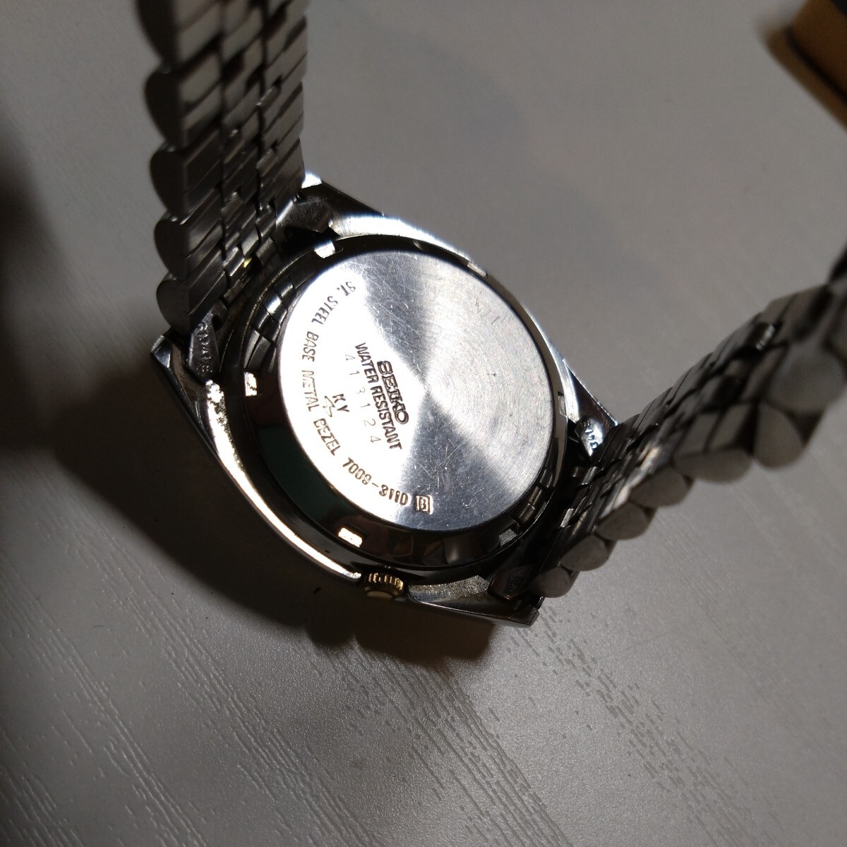 SEIKO セイコー セイコーファイブ 7009-3110 デイデイト 自動巻き 腕時計 シルバー/ゴールド メンズ_画像7